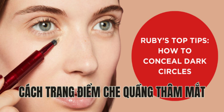 cách trang điểm che quầng thâm mắt